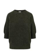 Remi Sweater Tops Knitwear Jumpers Khaki Green Twist & Tango