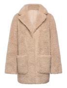 Msalda Reversible Faux Fur Jacket Outerwear Coats Winter Coats Beige M...
