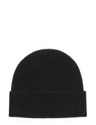 Wool Ribbed Beanie Accessories Headwear Beanies Black GANT