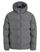 Jjesoho Puffer Hood Sn Vuorillinen Takki Topattu Takki Grey Jack & J S