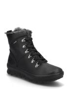 Novara Shoes Boots Ankle Boots Laced Boots Black Legero