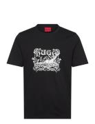 Diwom Designers T-shirts Short-sleeved Black HUGO