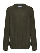 Jjroy Knit Crew Neck Aw25 Jnr Tops Knitwear Pullovers Khaki Green Jack...