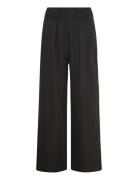 Fiona Pants Bottoms Trousers Wide Leg Black A-View