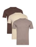 Brace Tops T-shirts Short-sleeved Brown AllSaints