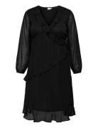 Carindigo Life Ls Calf Dress Aop Bf Polvipituinen Mekko Black ONLY Car...