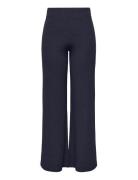 Onpseren Hw Rib Str Pnt Noos Bottoms Trousers Wide Leg Navy Only Play