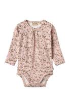 Body L/S Liv Bodies Long-sleeved Pink Wheat