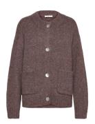 Fqgrslulu-Cardigan Tops Knitwear Cardigans Brown FREE/QUENT