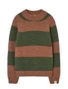 Stripes Brown Boxfish Sweater Tops Knitwear Pullovers Brown THE ANIMAL...