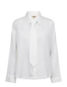 Mmayen Stripe Shirt Tops Shirts Long-sleeved White MOS MOSH