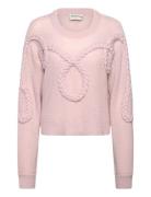 Sakira Tops Knitwear Jumpers Pink Munthe