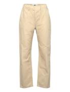 Wwkeo Usaa Chino Bottoms Trousers Beige WOOD WOOD
