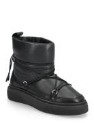 Isolde Shoes Boots Ankle Boots Ankle Boots Flat Heel Black Pavement
