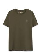 Short Sleeve Tee Designers T-shirts Short-sleeved Khaki Green Timberla...