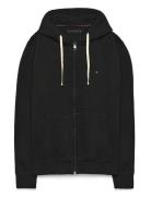 Essential Fleece Zip Through Tops Sweat-shirts & Hoodies Hoodies Black...