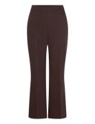 Kcsakira Flared Pants Bottoms Trousers Flared Brown Kaffe Curve