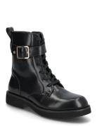 Eleri_Lubootie_Bobk Shoes Boots Ankle Boots Ankle Boots Flat Heel Blac...