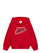 F8-Fleece Pant Set Tops Sweat-shirts & Hoodies Hoodies Red Nike
