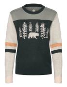 Hillrose Tops Knitwear Round Necks Green KAVU