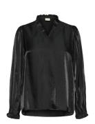 Fryolanda Bl 3 Tops Blouses Long-sleeved Black Fransa