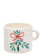 Mistletoe Mug Home Tableware Cups & Mugs Coffee Cups Green Anna + Nina