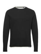 Insigfinn Tops Knitwear Round Necks Black INDICODE