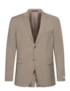 Jerretts Suits & Blazers Blazers Single Breasted Blazers Beige Tiger O...