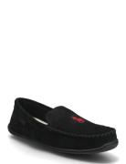 Brenan Suede Slipper Aamutossut Tohvelit Black Polo Ralph Lauren