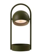 Ball Table Home Lighting Lamps Table Lamps Khaki Green Frandsen Lighti...