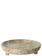 Round Serving Bowl Home Decoration Decorative Platters Green Au Maison