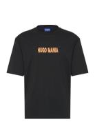 Nedix Tops T-shirts Short-sleeved Black HUGO BLUE