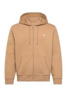 30/1 Double Knt Cvc-Lsl-Knt Tops Sweat-shirts & Hoodies Hoodies Beige ...