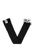 Polka Dot Lace Edge 1-Pack Leggings Sukkahousut Black Mini Rodini