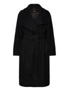 C_Cayla Outerwear Coats Winter Coats Black BOSS