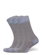 True Stripe Sock Underwear Socks Regular Socks Grey Amanda Christensen