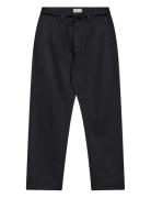 Akjan Selvedge Jeans Bottoms Jeans Regular Black Anerkjendt