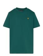 Plain T-Shirt Tops T-shirts Short-sleeved Green Lyle & Scott