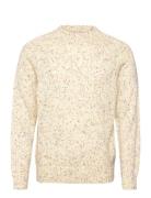 Sdsimcha Tops Knitwear Round Necks Cream Solid
