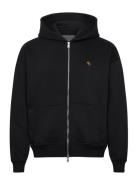 Icon Full Zip Tops Sweat-shirts & Hoodies Hoodies Black Abercrombie & ...