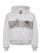 Western Non Logo - Cropped Full Zip Tops Sweat-shirts & Hoodies Hoodie...