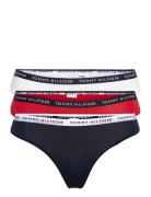 3P Thong Stringit Alusvaatteet White Tommy Hilfiger