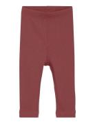 Leggings Rib Bottoms Leggings Pink Minymo