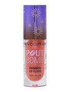 Revolution Sunset Shimmer Bomb Orange Sunset Huulikiilto Meikki Orange...