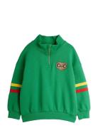 E.t Emb Halfzip Sweatshirt Tops Sweat-shirts & Hoodies Sweat-shirts Gr...
