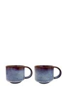 Yuka Cup - Pack Of 2 Home Tableware Cups & Mugs Coffee Cups Blue OYOY ...