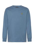 Plain Ls T-Shirt Tops Sweat-shirts & Hoodies Sweat-shirts Blue Lyle & ...