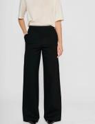 Leia Pants Regular 32" Bottoms Trousers Wide Leg Black Residus