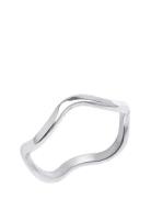Johanna - Wavy Ring Stainless Steel Sormus Korut Silver Timi Of Sweden