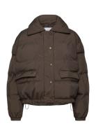 Lr-Mona Vuorillinen Takki Topattu Takki Brown Levete Room